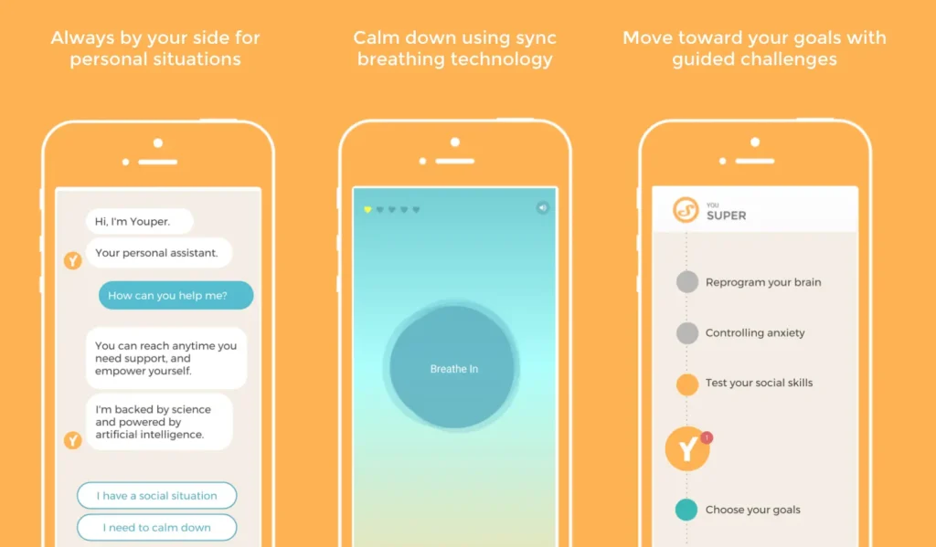 best self care apps for emotional health - Youper