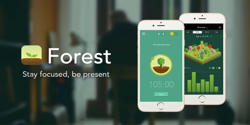 best apps for self care - Forest