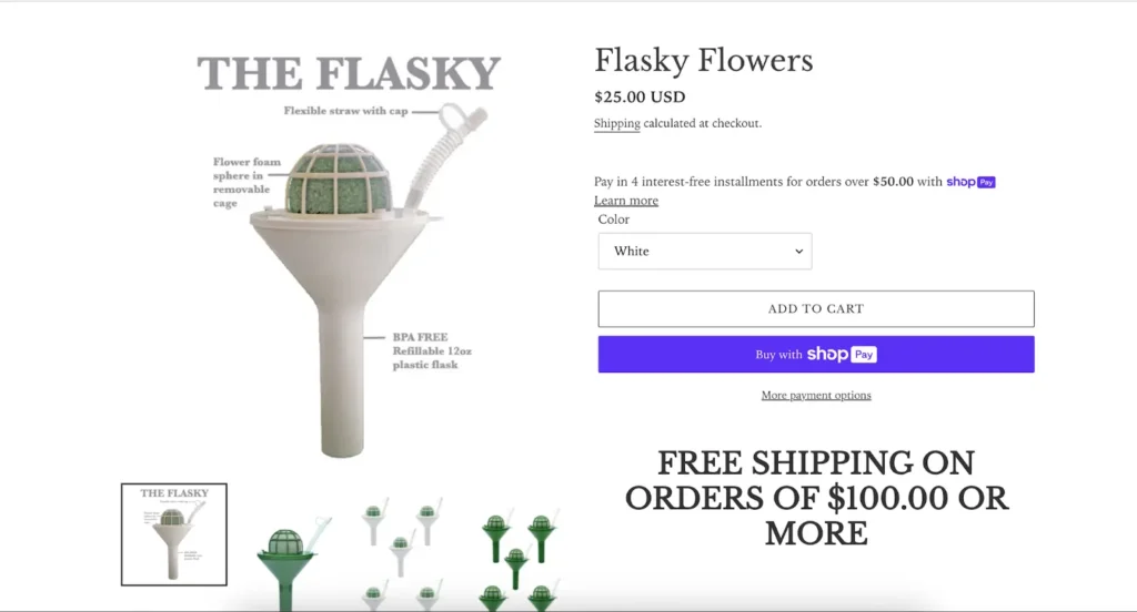 Flasky Flowers Shark Tank Update